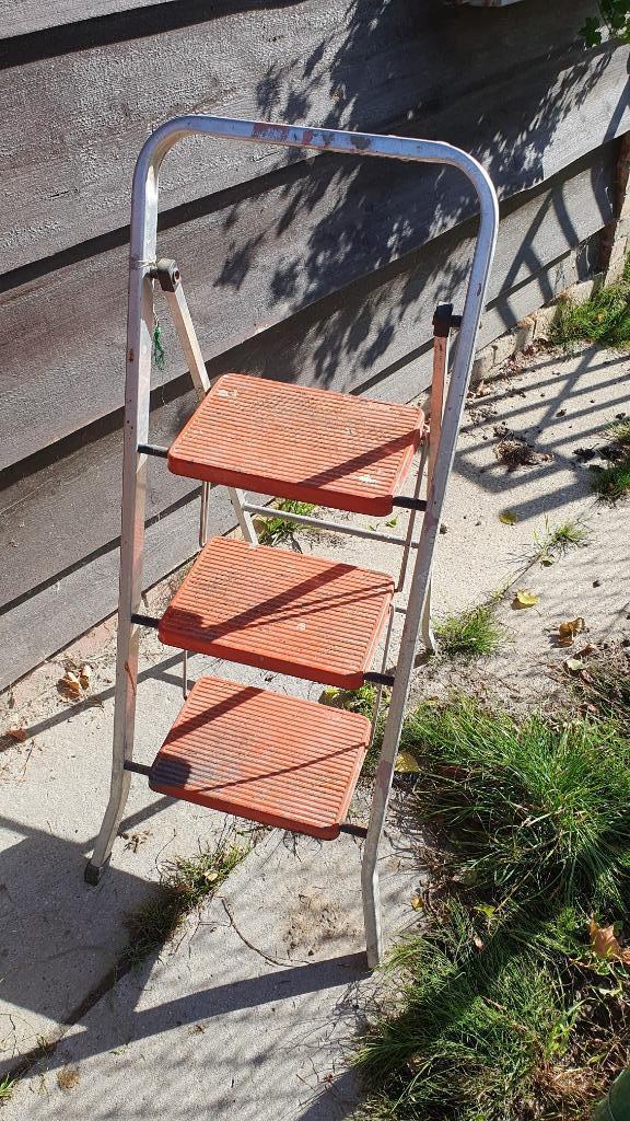 Trapladder 3 treden, Doe-het-zelf en Bouw, Ophalen, Gebruikt, Aluminium