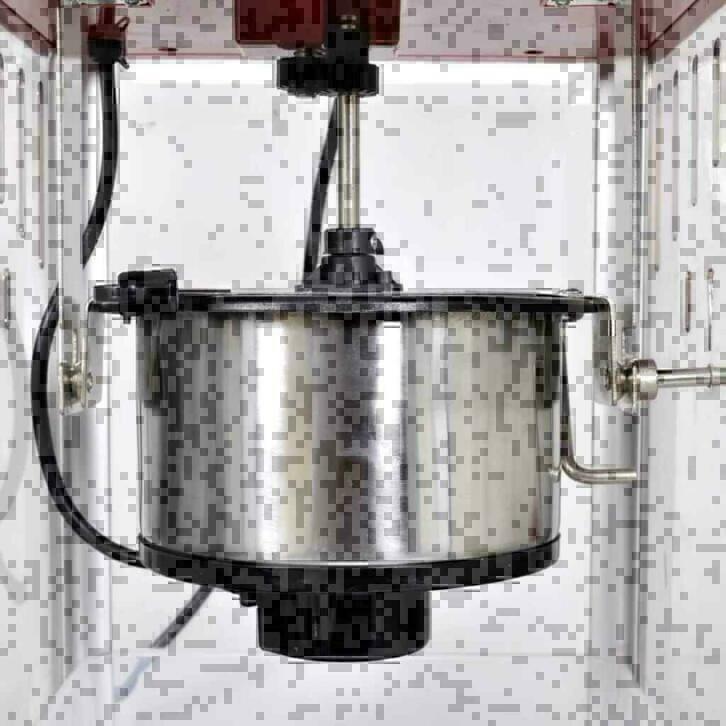 Popcorn Machine Popcornmachine Retro RVS Nieuw, Enlèvement, Neuf