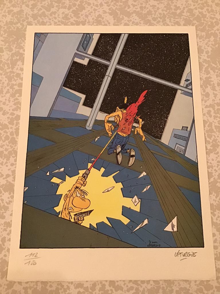 Sérigraphie Léturgie Simon, Comme neuf