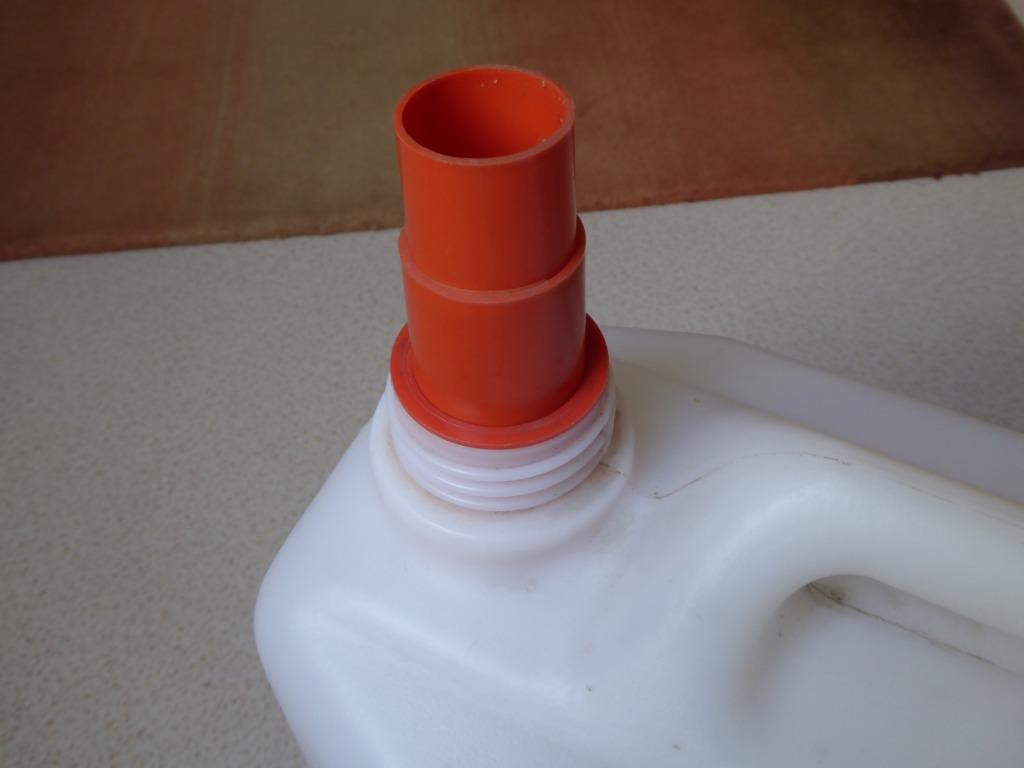 Jerrican pour le transport de boissons, Enlèvement