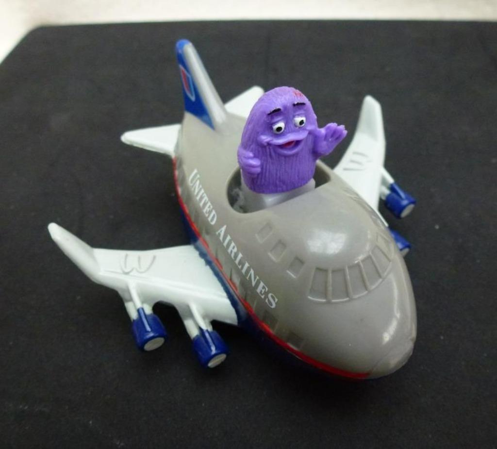L'avion de United Airlines M'c Donald, Collections, Envoi, Utilisé, Autres types