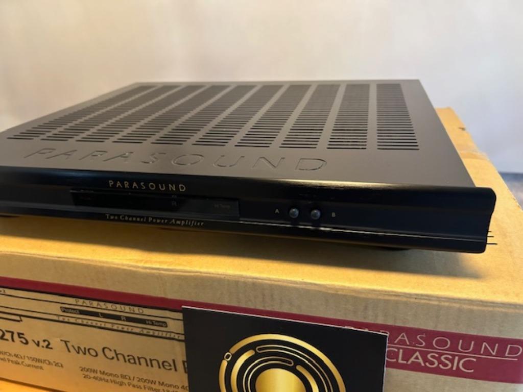 PARASOUND 275V2 zgan+ garantie, Overige merken, Ophalen of Verzenden, Zo goed als nieuw, 60 tot 120 watt