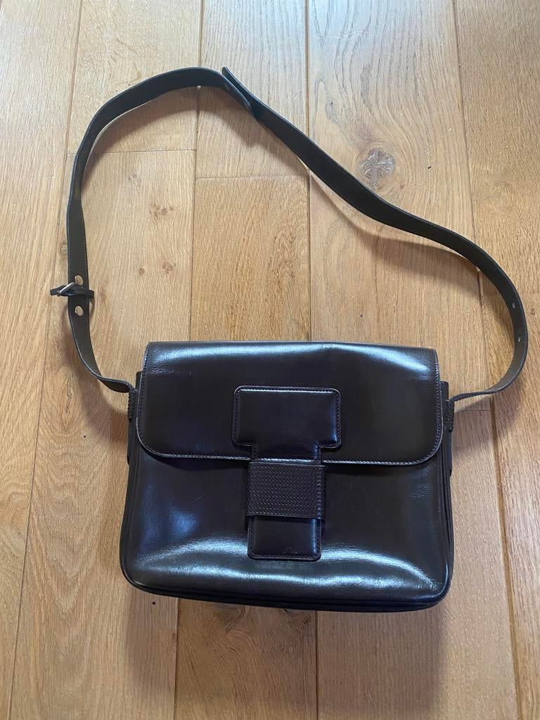 Sac Delvaux vintage, Enlèvement ou Envoi, Utilisé, Brun, Autres marques