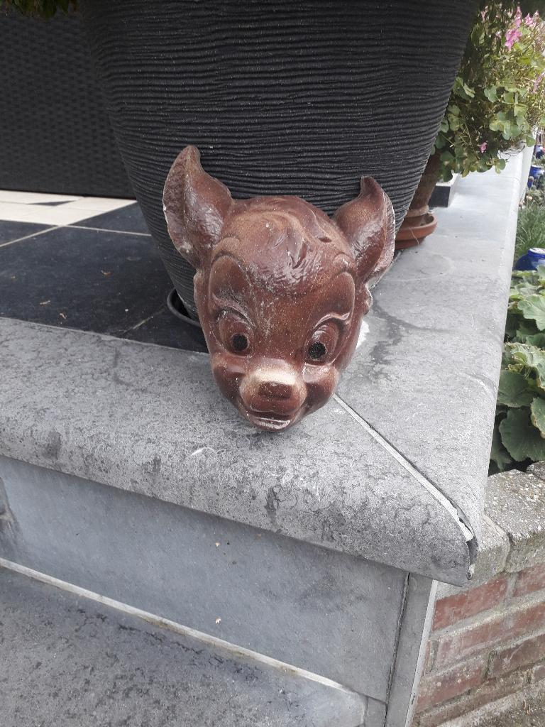 belle tasse bambi de couleur marron béton, Enlèvement, Comme neuf, Béton, Animal