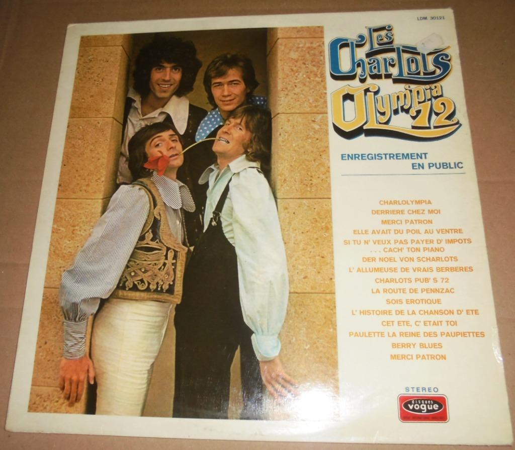 LES CHARLOTS - OLYMPIA 72 - LP - 1972 - FRANCE -, CD & DVD, Enlèvement ou Envoi, Utilisé, 12 pouces