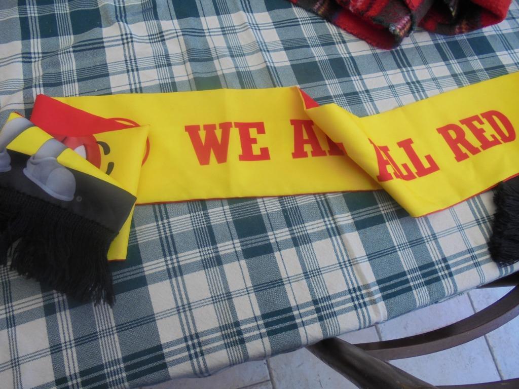 sjaal we are all read, Ophalen of Verzenden, Zo goed als nieuw, Vaantje of Sjaal