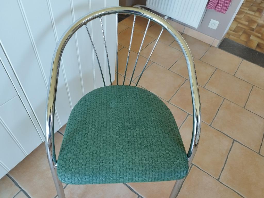 chaise de cuisine vintage, Maison & Meubles, Autres couleurs, Métal, Vintage, Comme neuf