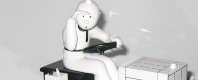 La Draisine Noir et Blanc Tintin Aroutcheff   2.500 €, Collections, Collections Autre, Enlèvement