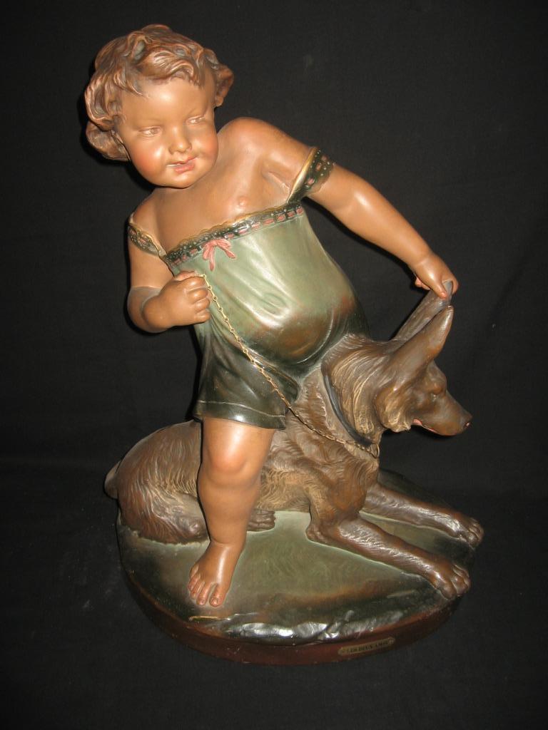 Ancienne statue française en terre cuite, Antiquités & Art, Enlèvement