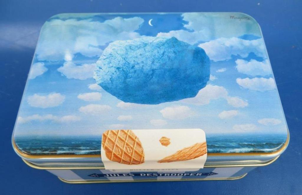 boîte à biscuits vide Jules Destrooper Magritte, Collections, Envoi, Comme neuf, Biscuits, Autres marques