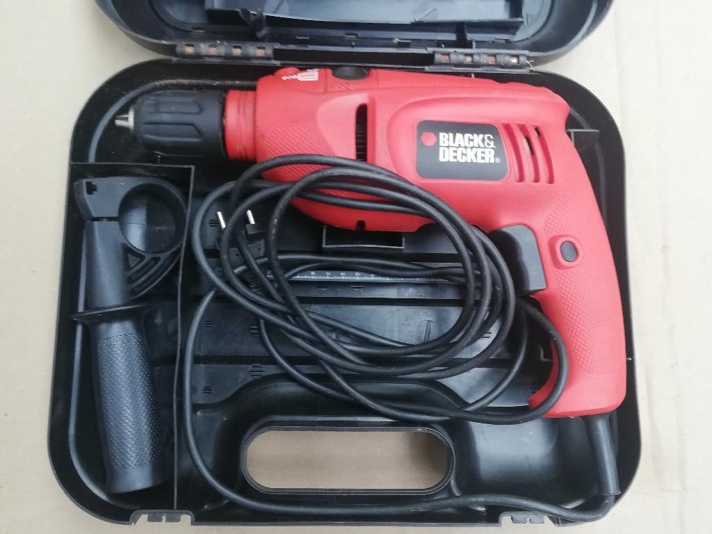Boormachine Black & Decker  Zo goed als nieuw!, Bricolage & Construction, Outillage | Foreuses, Comme neuf, Perceuse, 400 à 600 watts