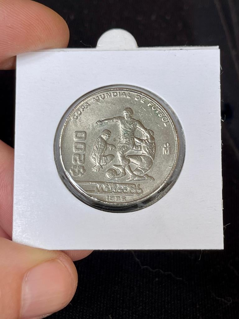 Mexico 200 pesos 1986, Postzegels en Munten, Ophalen of Verzenden, Losse munt