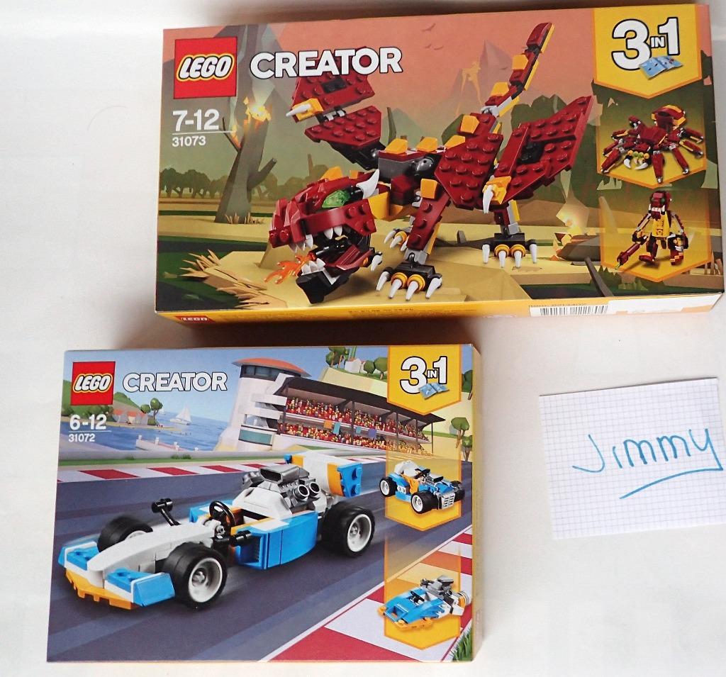 Lego - 2 ongeopende sets creative 3in1, Ophalen of Verzenden, Nieuw, Complete set, Lego