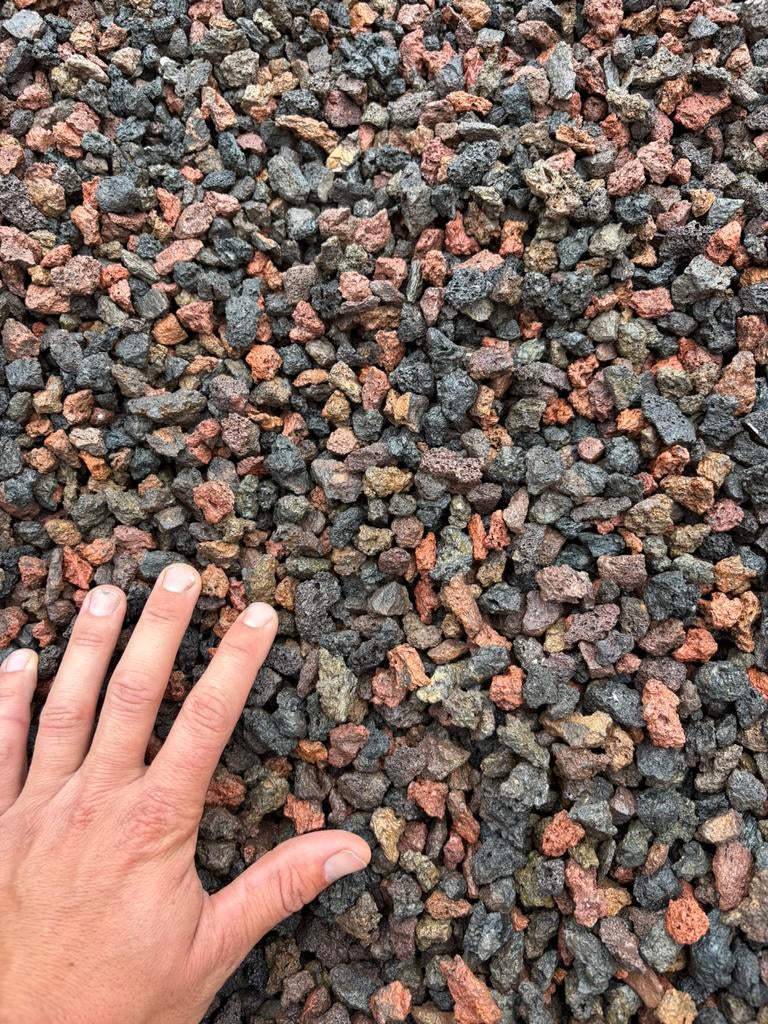 Lava grind split of steentjes aan een voordelige tarief, Ophalen, Bruin, Zo goed als nieuw, Lava