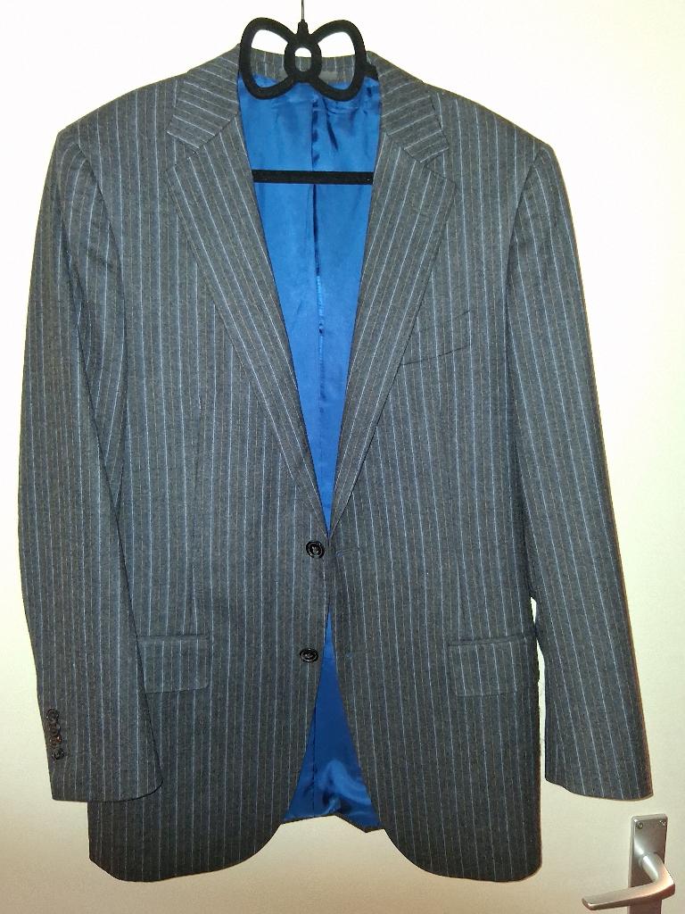 Herenkostuum pure wol Suit Supply maat 46, Gris, Enlèvement, Porté, Taille 46 (S) ou plus petite