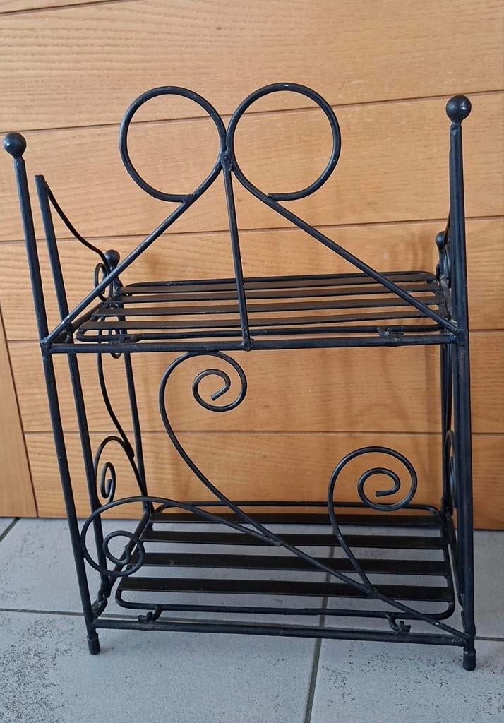 Smeedijzeren decoratie rekje, Huis en Inrichting, Overige Huis en Inrichting, Zo goed als nieuw, Ophalen