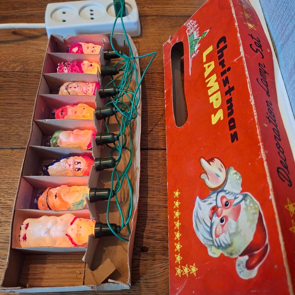 Complete set kerstlampjes sneeuwwitje en de 7 dwergen, Ophalen of Verzenden