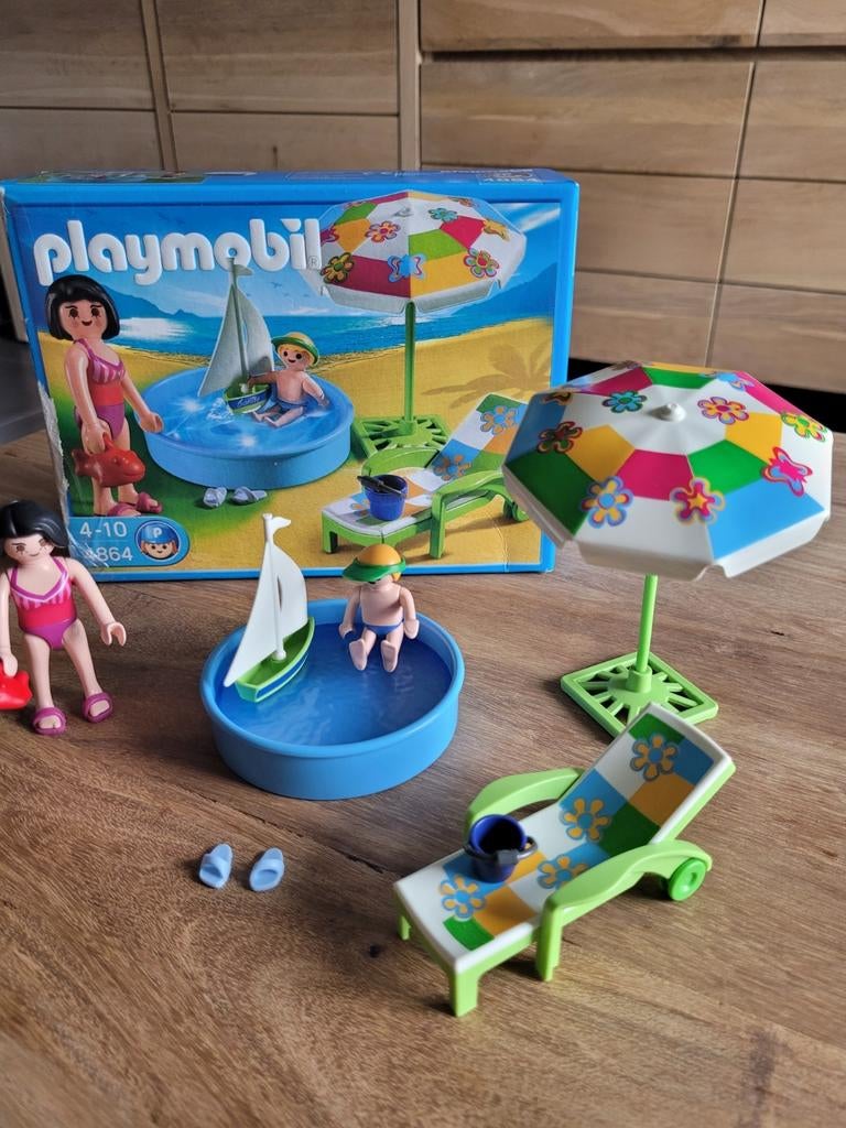 Playmobil kinderzwembad (nr 4864), Ophalen of Verzenden, Zo goed als nieuw
