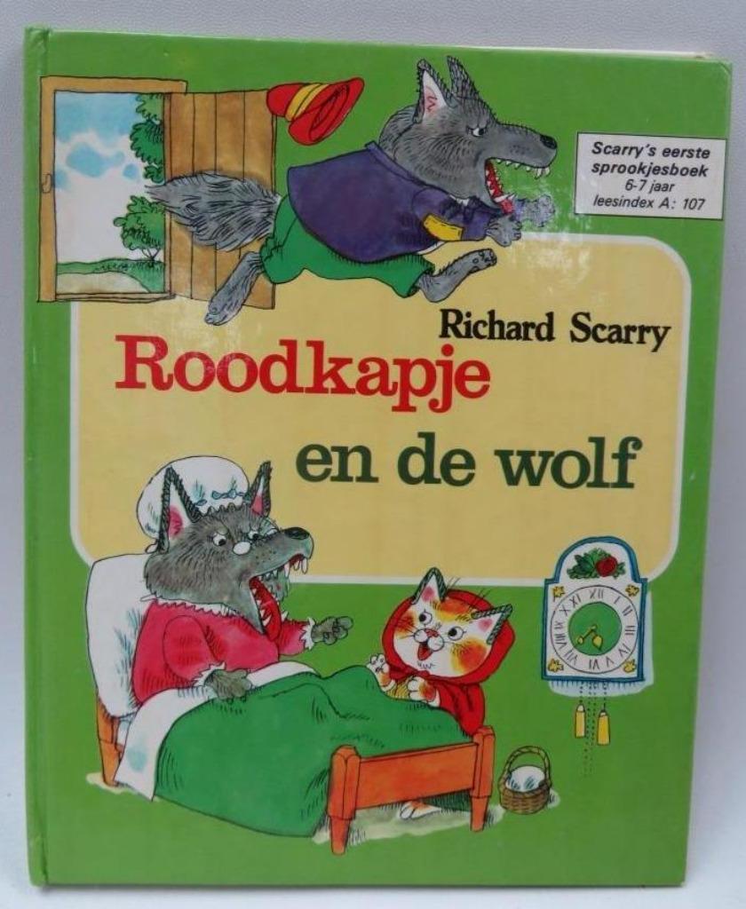 Roodkapje en de wolf Richard Scarry hardcover 6-7 jaar, Boeken, Gelezen, 5 of 6 jaar, Jongen of Meisje, Ophalen of Verzenden