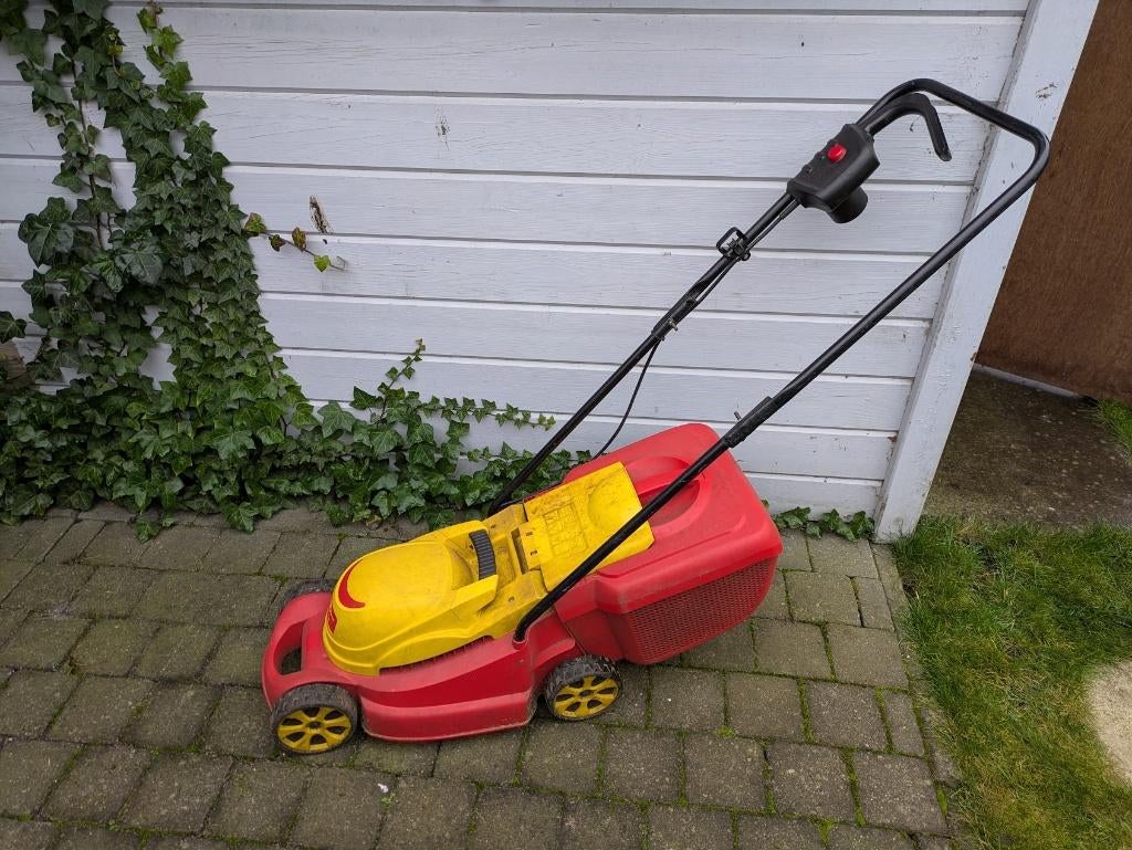 Grasmachine Wolf Garten elektrisch, Tuin en Terras, Ophalen, Cirkelmaaier, Elektrische grasmaaier, Opvangbak