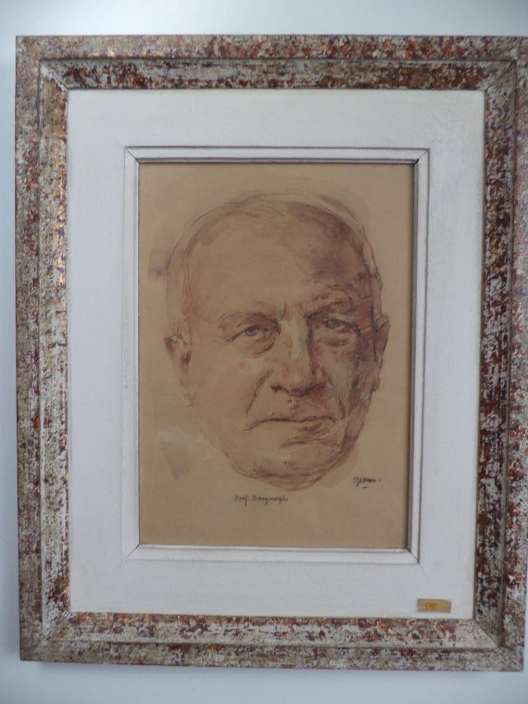 1951 Isidoor baron OPSOMER portret Prof. Bruynoghe Leuven, Ophalen of Verzenden