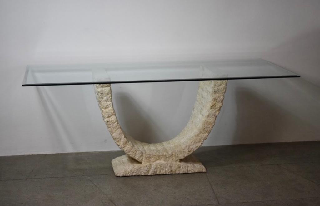 Maitland Smith consuletafel | Travertin | Mactanstone |, Ophalen