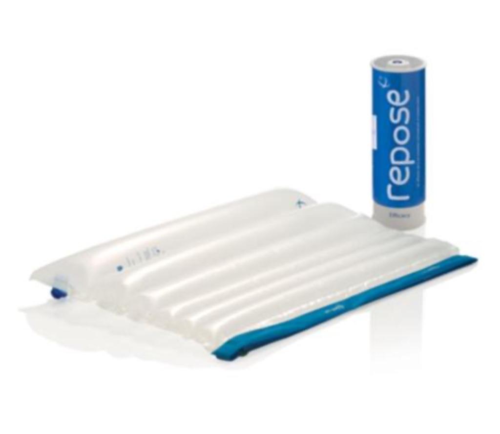 Repose hielwigkussen (hielkussen) met pomp, Diversen, Verpleegmiddelen, Zo goed als nieuw, Ophalen of Verzenden