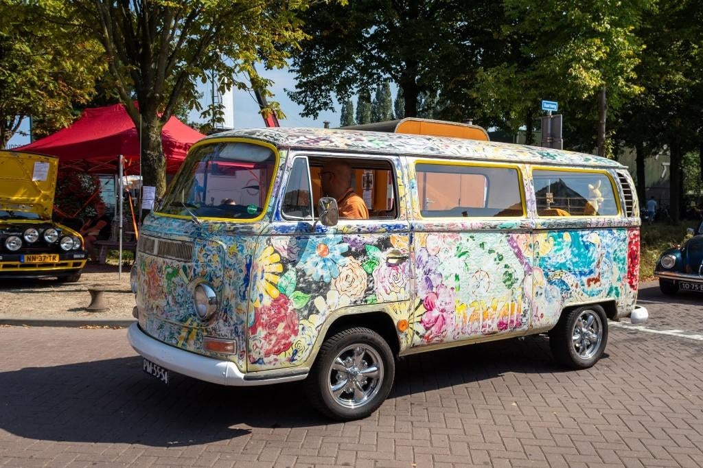 Volkswagen T2a 1968 "Flower Child", Auto's, 4 deurs, Achterwielaandrijving, Overige kleuren, Particulier