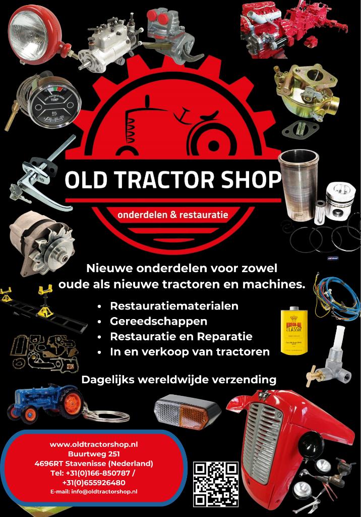 Onderdelen/Restauratie en reparatie van oldtimertractoren, Articles professionnels, Agriculture | Tracteurs, Enlèvement ou Envoi