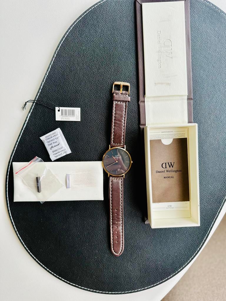 Montre homme Daniel Wellington, Montre-bracelet, Autres marques, Cuir, Enlèvement