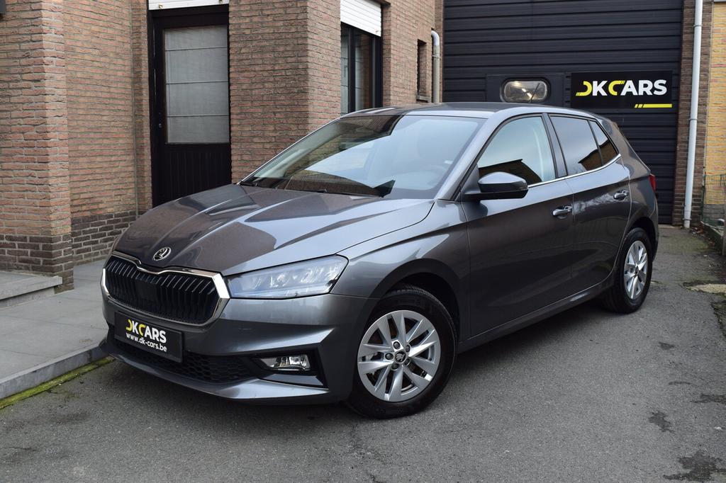 Skoda, Fabia, 1.0 TSi Selection DSG - NAVI / CARPLAY / ZETE, Adaptieve lichten, 5 deurs, 3 cilinders, Zilver of Grijs