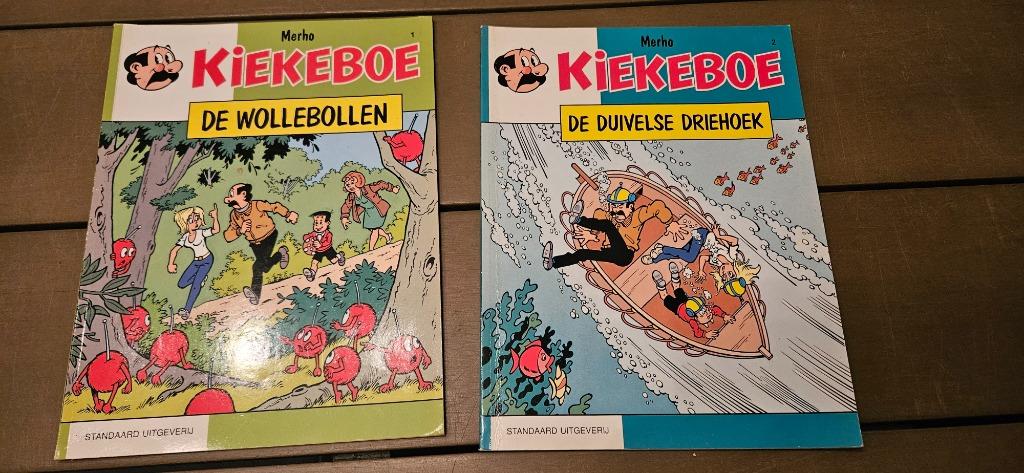 Kiekeboe strips nr 1 / 2  / 3 en 5, Boeken, Stripverhalen, Merho - kiekeboe, Meerdere stripboeken, Ophalen, Gelezen