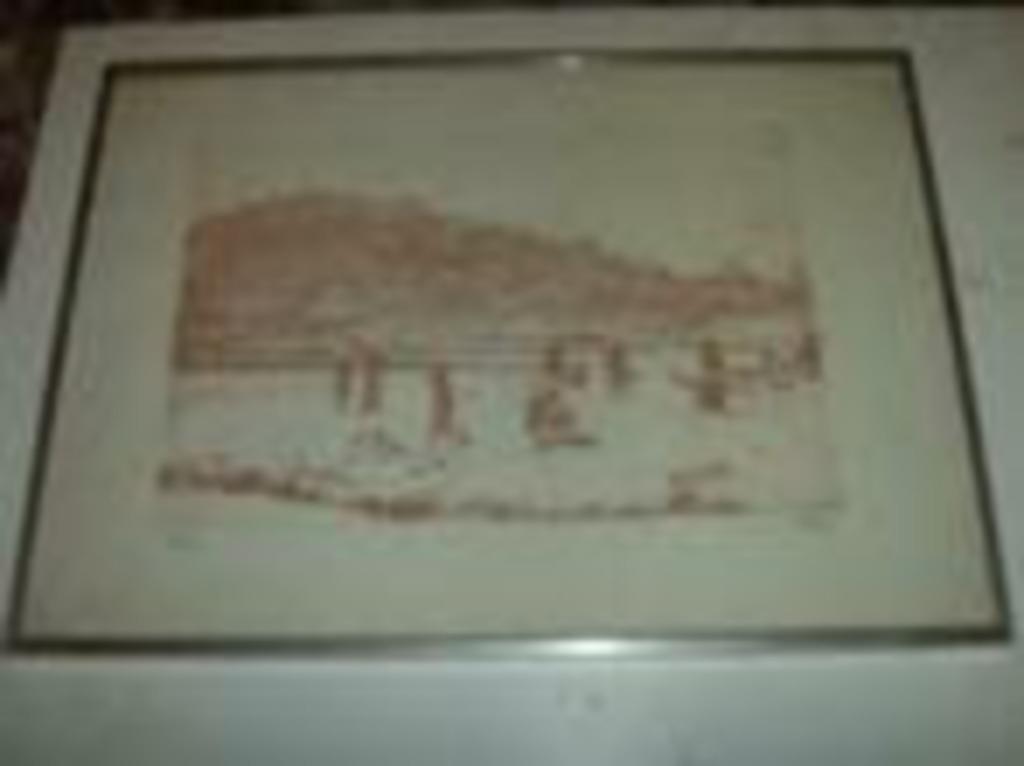 lithographie eau forte dans cadre  travailleurs rizière, Antiquités & Art, Art | Lithographies & Sérigraphies, Enlèvement ou Envoi