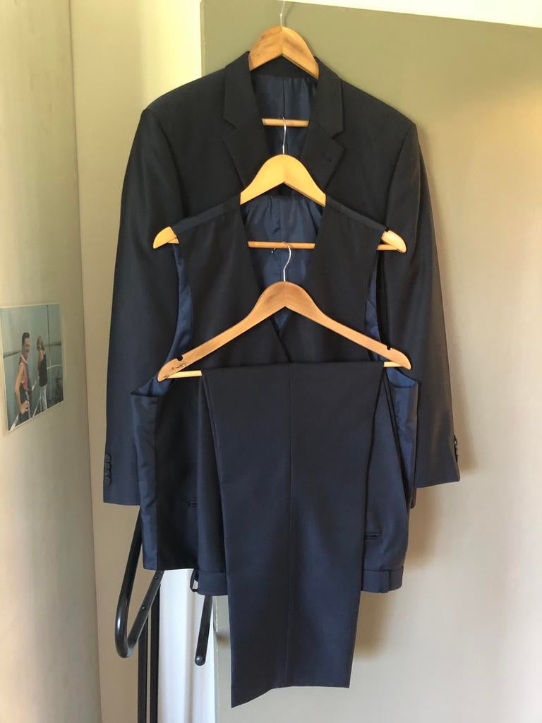 Heren kostuum  nieuw blauw  maat 54, Ophalen, Maat 52/54 (L)