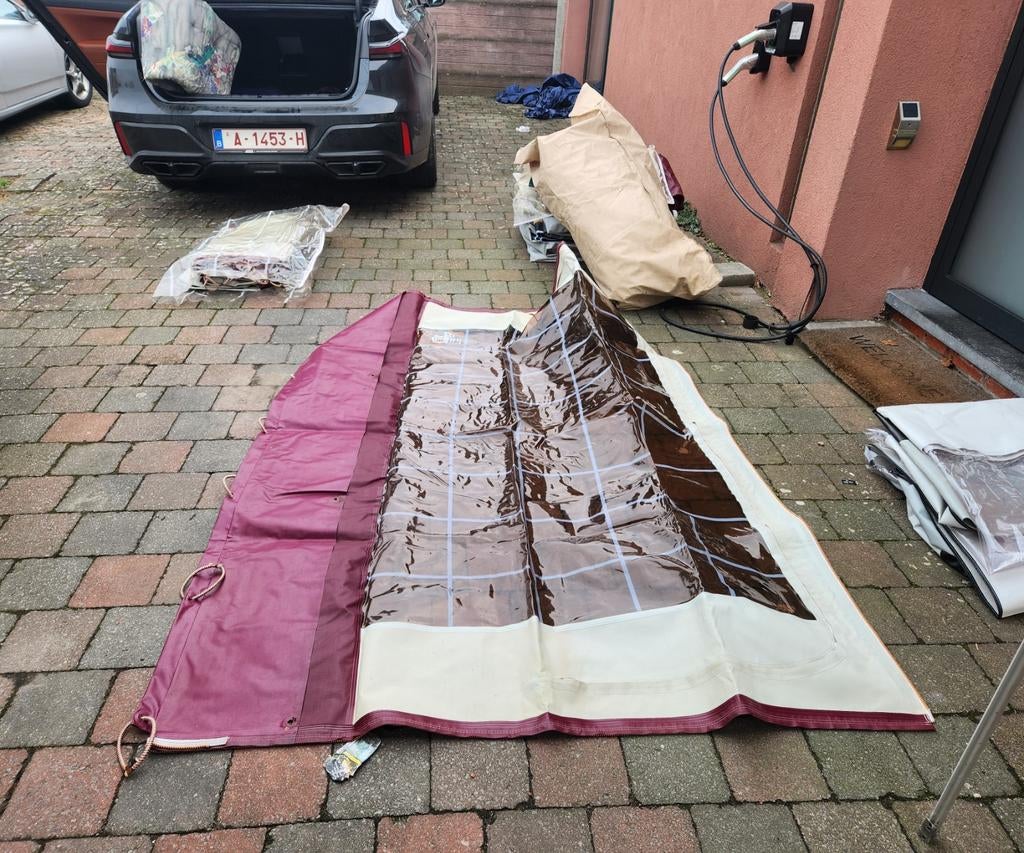 Camper Luifel, Ophalen