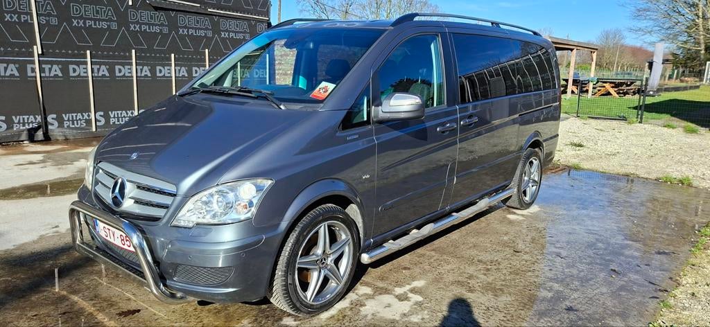 Mercedes Viano/Vito V6 3.0 CDI 2011, Auto's, Mercedes-Benz, Automaat, Euro 5, Achterwielaandrijving, Zwart