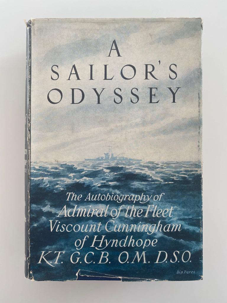 Viscount Cunningham A Sailor's Odyssey 1st edition  1951, Cunningham, Marine, Ophalen of Verzenden, Tweede Wereldoorlog