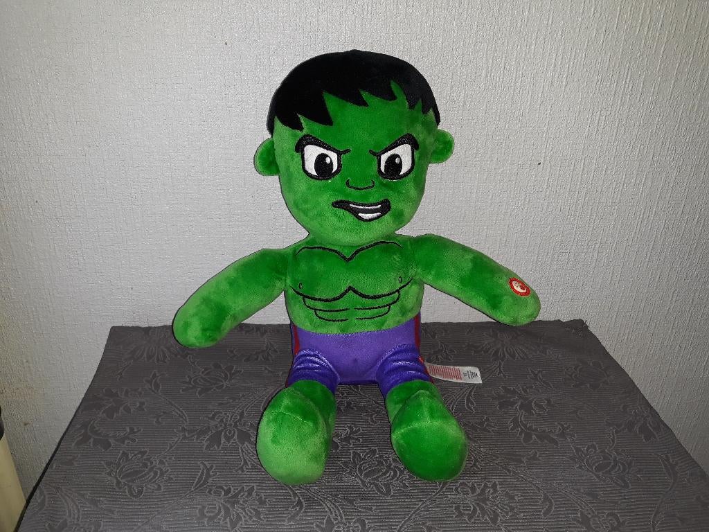 Peluche Hulk avec son, Enlèvement ou Envoi, Comme neuf, Autres types