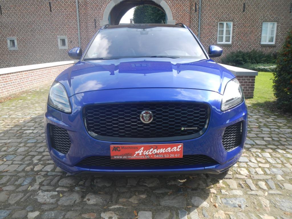 jaguar E pace R dynamic black edition all weel drive, Auto's, Jaguar, 4 cilinders, Blauw, Leder, Bedrijf