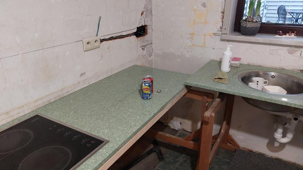 Keukenblad graniet .nu beschikbaar, Huis en Inrichting, Keuken | Complete keukens, Ophalen, Zo goed als nieuw