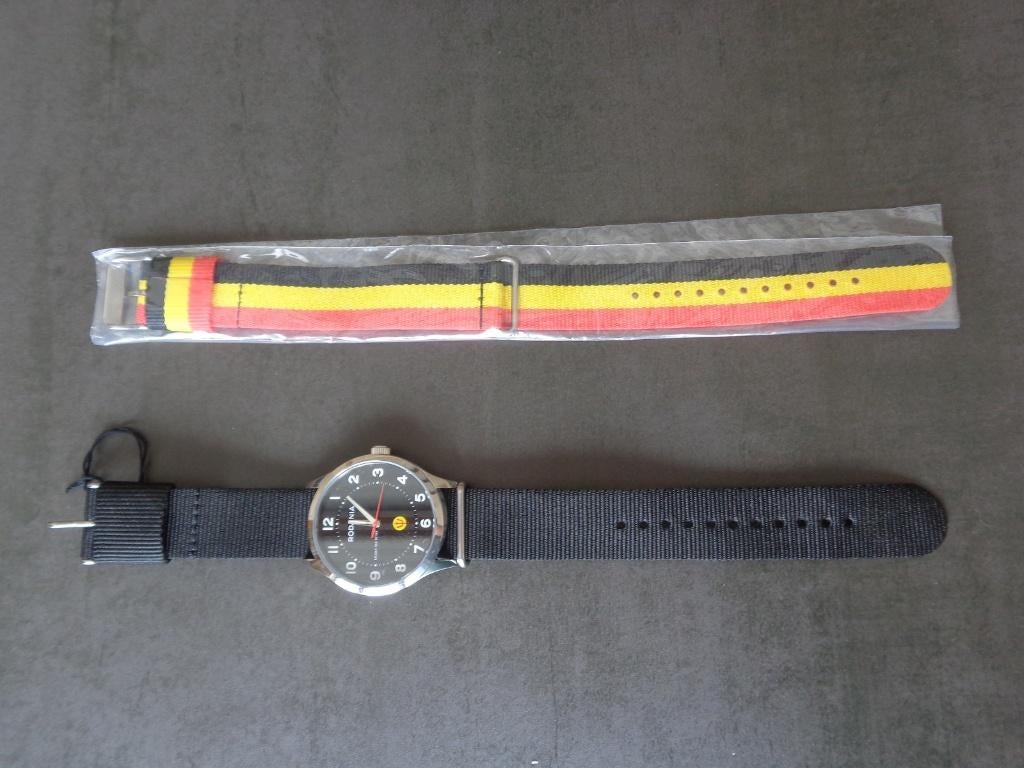 Montre Rodania spéciale Diables Rouges, Enlèvement