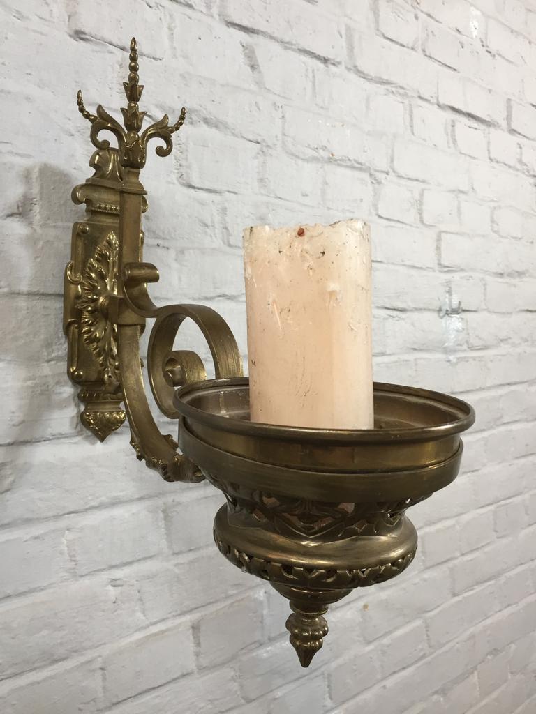 Muurkandelaar van in een kerk, Antiek en Kunst, Ophalen