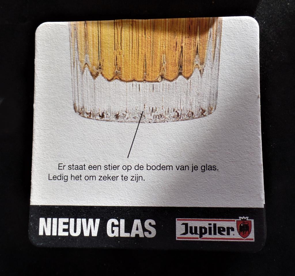 bierviltjes van Jupiler (stier), Collections, Marques de bière, Enlèvement, Neuf, Sous-bock, Jupiler