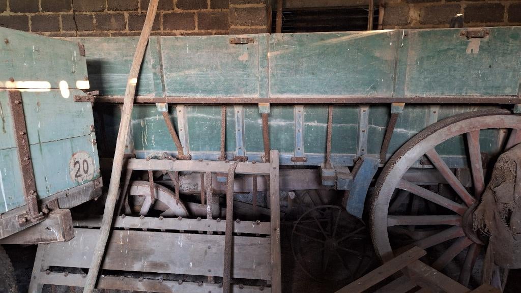 Boerenwagen, boerenkar, oogstwagen en driewielkar, Gebruikt