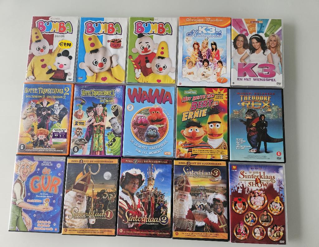 60 leuke kinderfilms:Barbie, Bumba,Mega Mindy ,K3....(dvd), Ophalen of Verzenden