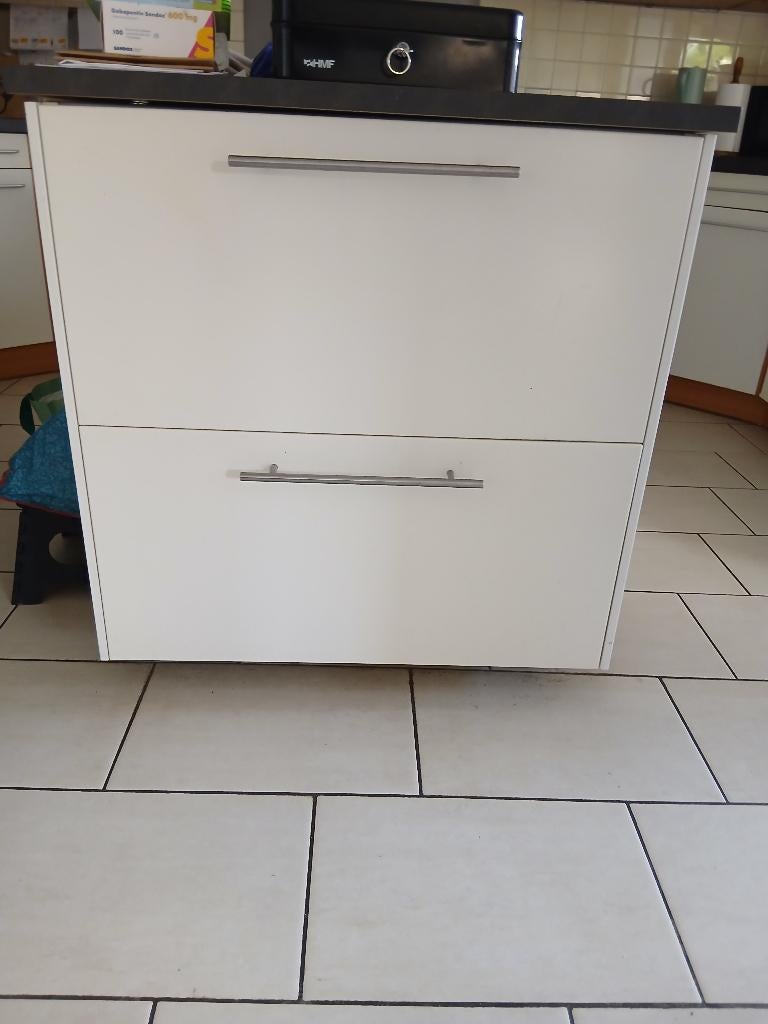 URGENT VEND Ilot central double  + plan de travail, Enlèvement, Comme neuf