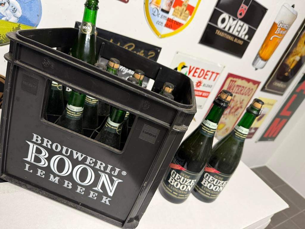 Oude Gueuze Boon Lembeek 2004, Verzamelen, Biermerken, Ophalen, Zo goed als nieuw, Flesje(s)