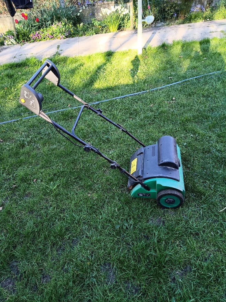 Elektrische verticuteermachine, Ophalen, Gebruikt