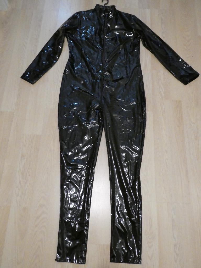 Jumpsuit Lak PVC Zwart, Kleding | Dames, Ophalen of Verzenden, Nieuw, Zwart