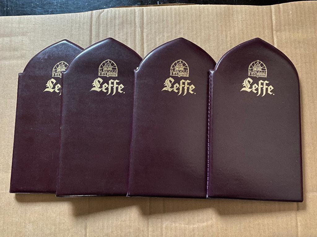 LEFFE : livrets de menu, Ophalen of Verzenden, Gebruikt, Leffe